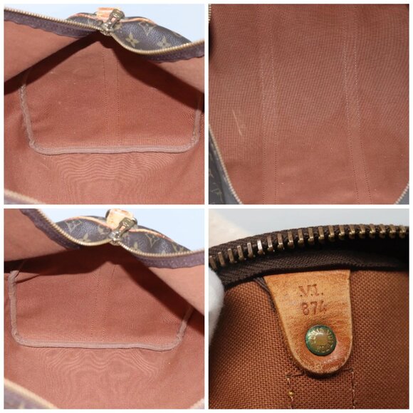 LOUIS VUITTON Monogram Keepall Bandouliere 55 Boston Bag M41414 LV Auth BD1228 - Picture 15 of 16
